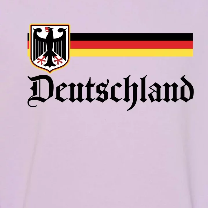 Germany Flag Stripe Logo Garment-Dyed Sweatshirt