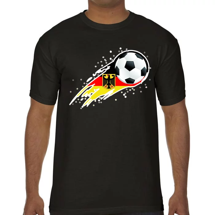 Germany Soccer Insignia Brush Strokes Comfort Colors T-Shirt