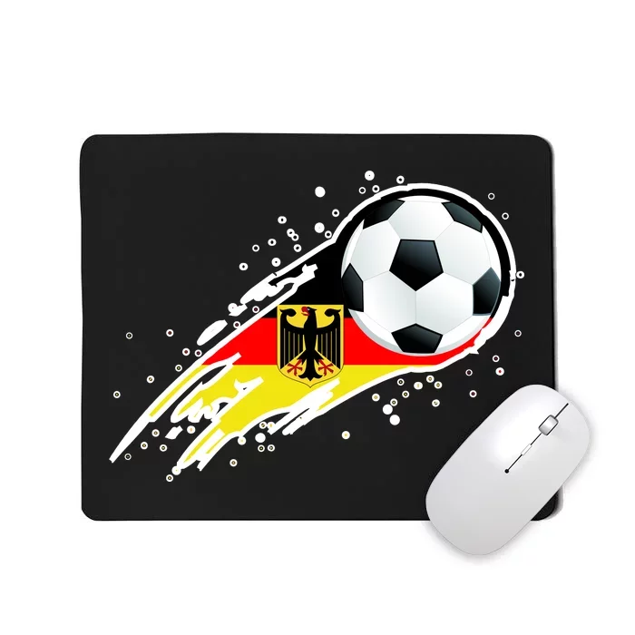 Germany Soccer Insignia Brush Strokes Mousepad