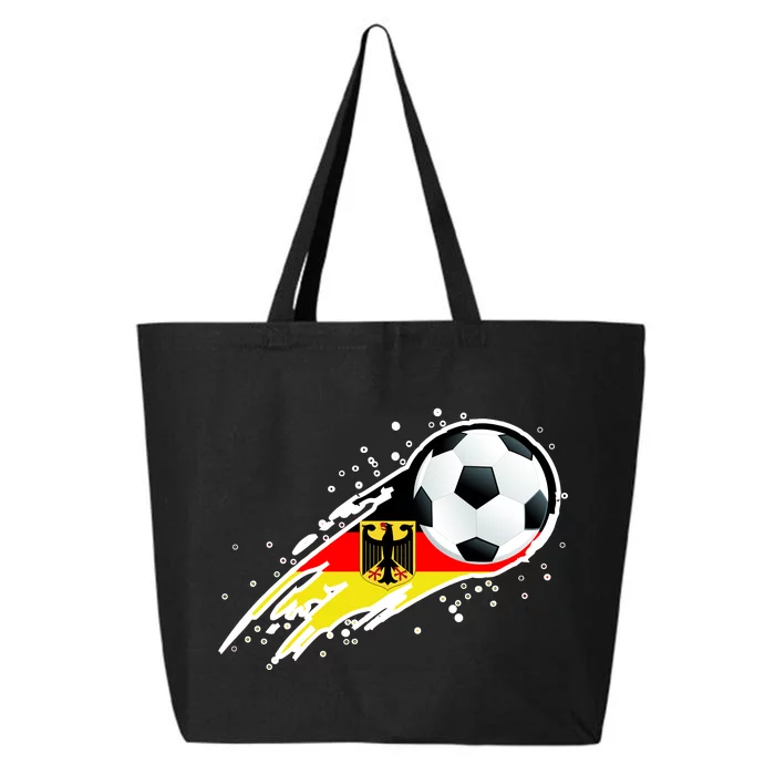 Germany Soccer Insignia Brush Strokes 25L Jumbo Tote