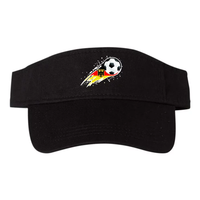 Germany Soccer Insignia Brush Strokes Valucap Bio-Washed Visor