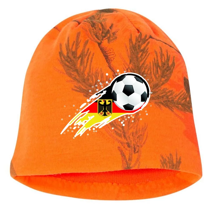 Germany Soccer Insignia Brush Strokes Kati - Camo Knit Beanie