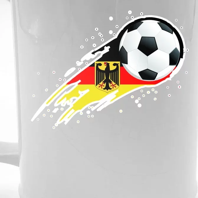 Germany Soccer Insignia Brush Strokes Front & Back Beer Stein