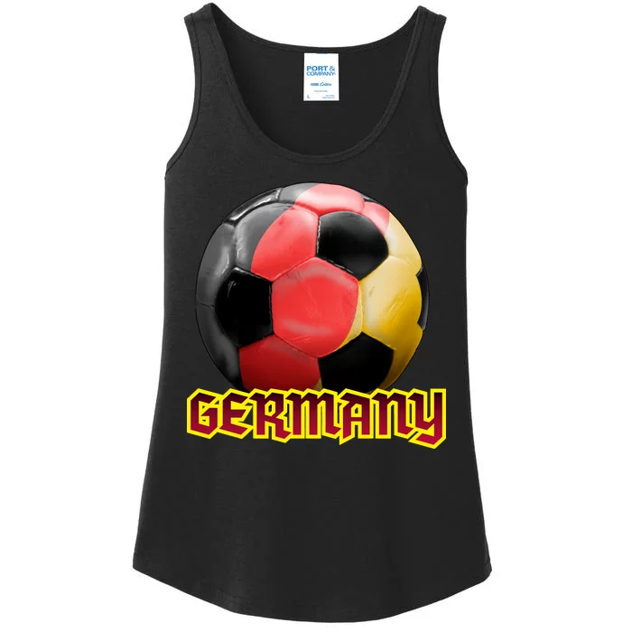 Germany Soccer Logo Ladies Essential Tank