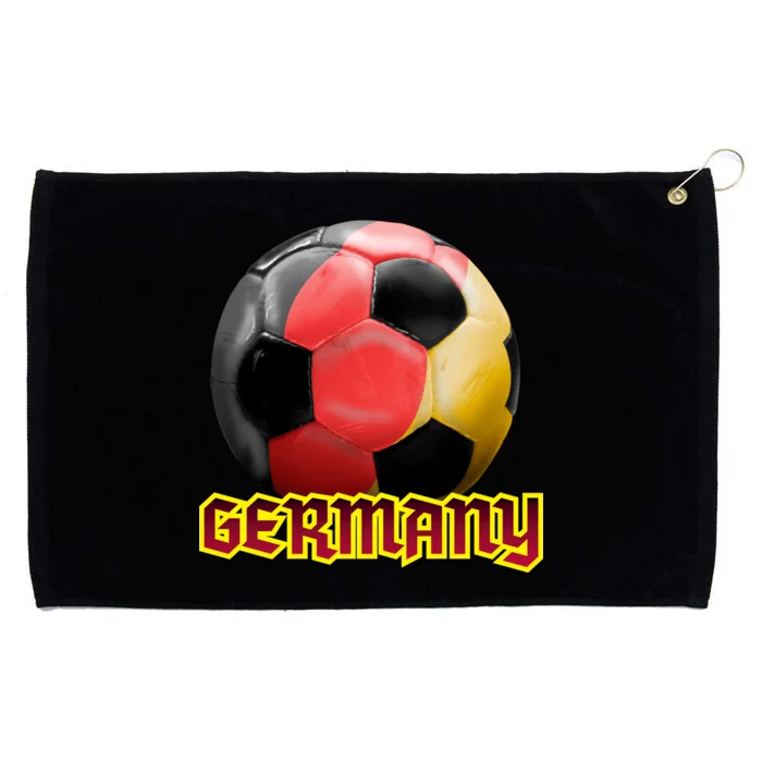 Germany Soccer Logo Grommeted Golf Towel