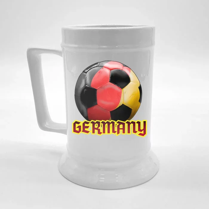 Germany Soccer Logo Front & Back Beer Stein