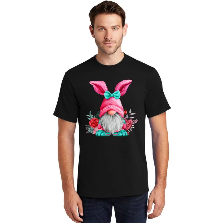 Gnome Easter Spring Gnomes Egg Hunting Tall T-Shirt