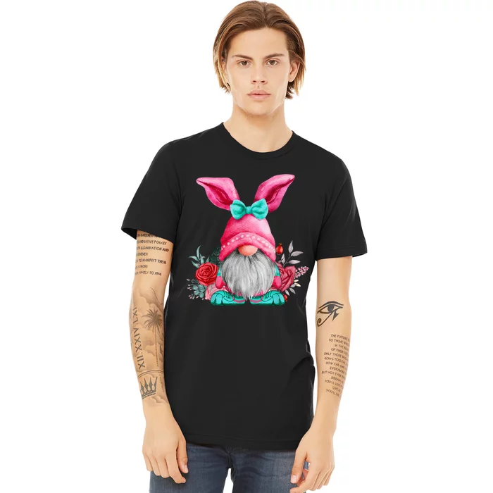 Gnome Easter Spring Gnomes Egg Hunting Premium T-Shirt