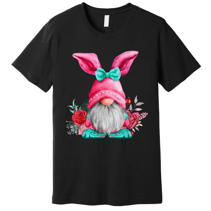 Gnome Easter Spring Gnomes Egg Hunting Premium T-Shirt