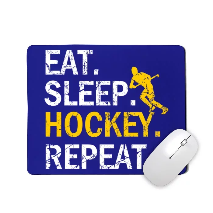 Great Eat Sleep Hockey Repeat Costume Sport Gift Meaningful Gift Mousepad