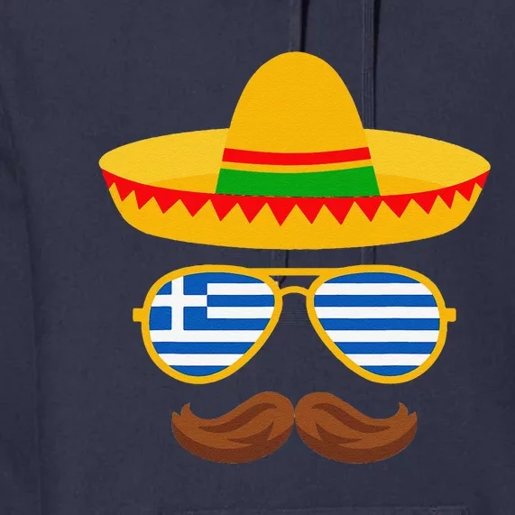 Greek Easter Sunglasses Cinco De Mayo Mexican Premium Hoodie