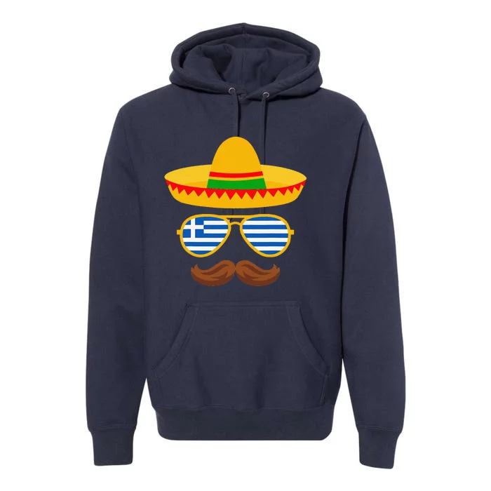 Greek Easter Sunglasses Cinco De Mayo Mexican Premium Hoodie