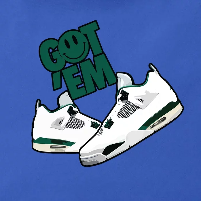 Got Em Smile Matching Oxidized Green 4s Zip Tote Bag