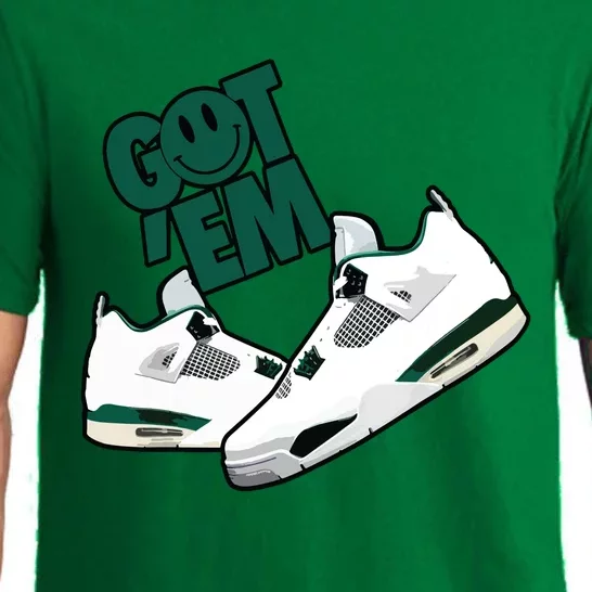 Got Em Smile Matching Oxidized Green 4s Pajama Set