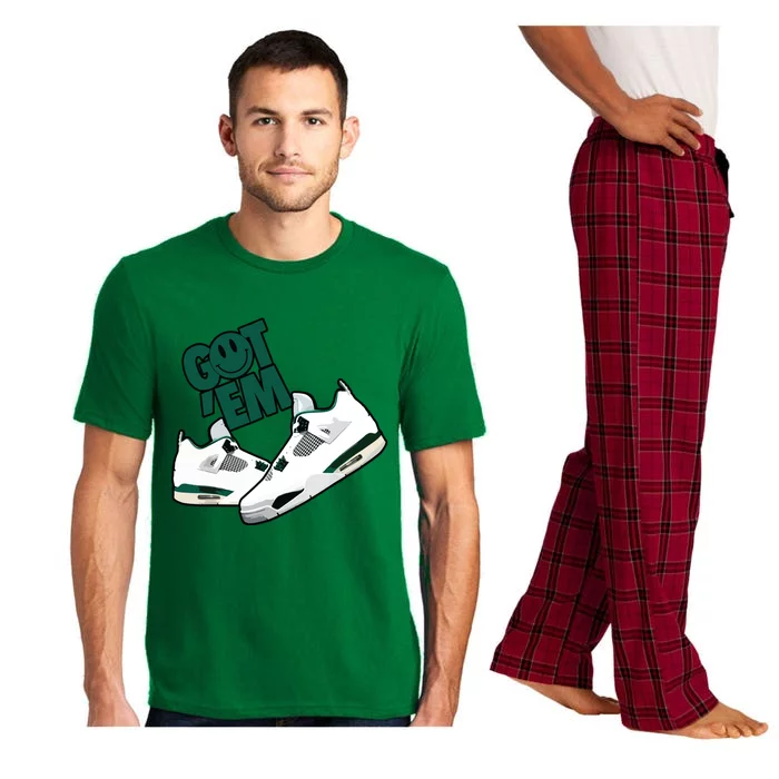 Got Em Smile Matching Oxidized Green 4s Pajama Set