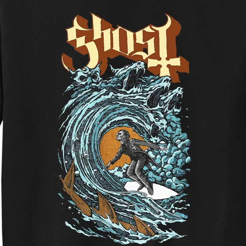 Ghost Evil Surfer Tall Sweatshirt