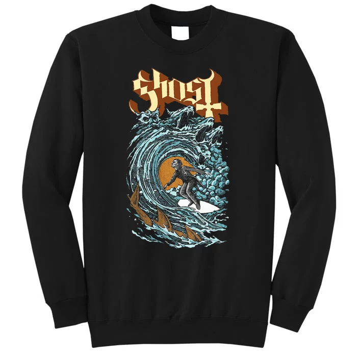 Ghost Evil Surfer Tall Sweatshirt