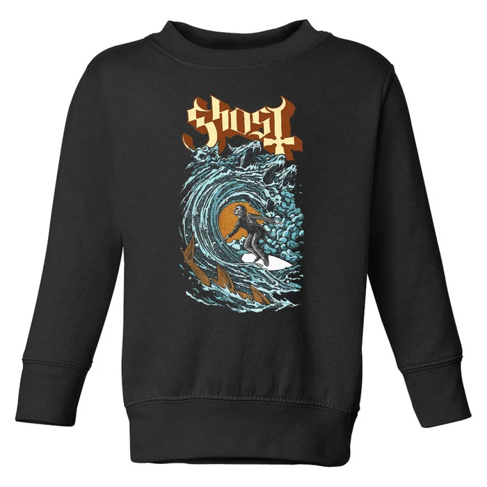 Ghost Evil Surfer Toddler Sweatshirt