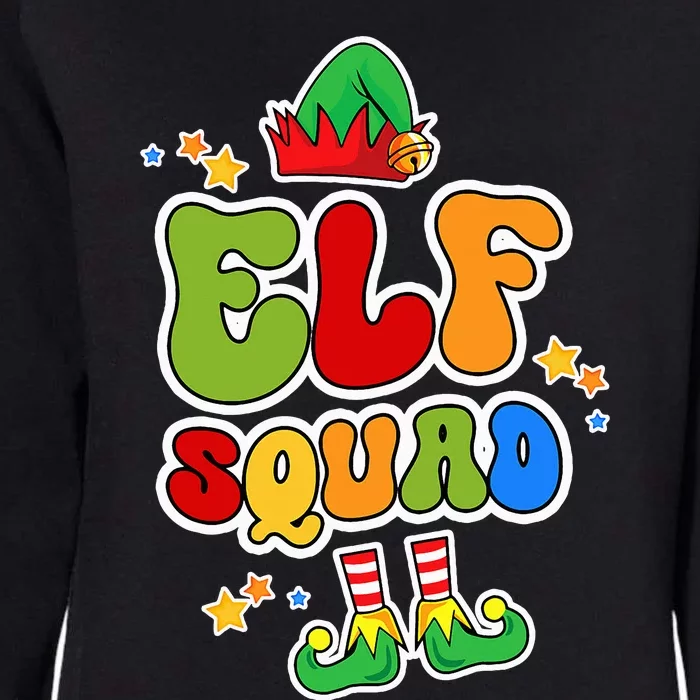 Groovy Elf Squad Womens California Wash Sweatshirt