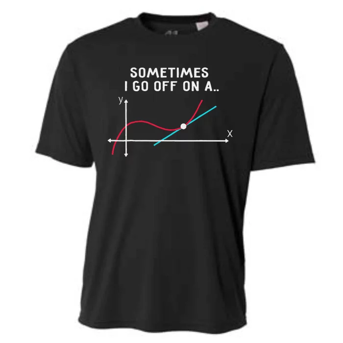 Geek equation study solve Sometimes I go off on a Tangent Cooling Performance Crew T-Shirt