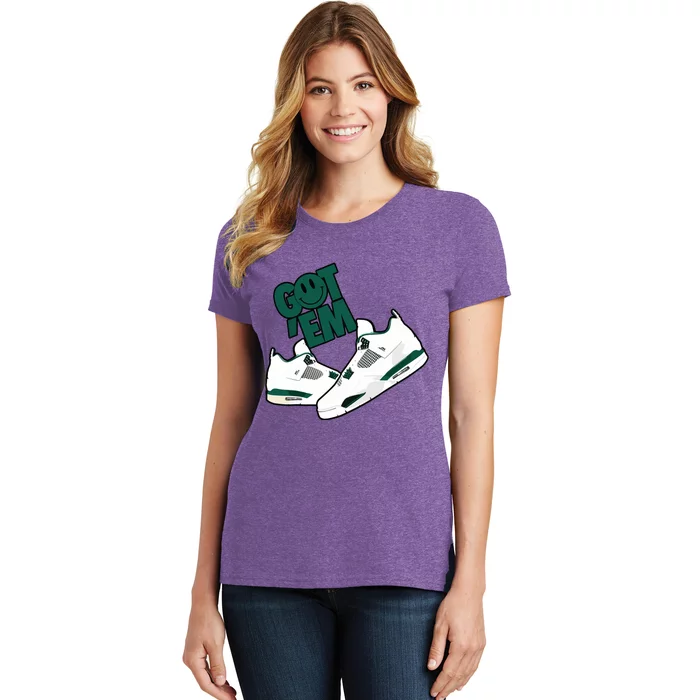 Got Em Smile Matching Oxidized Green 4s Women's T-Shirt