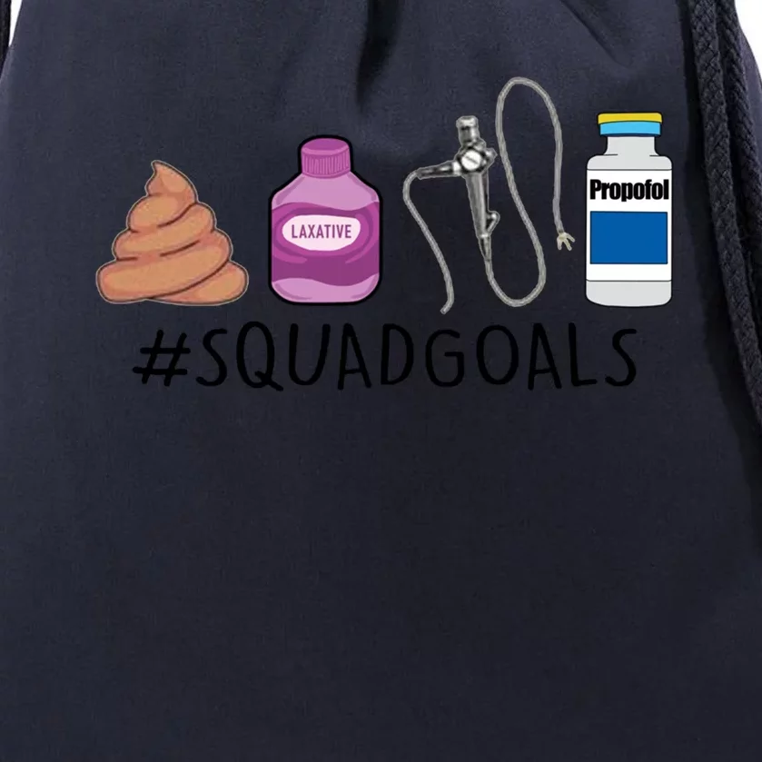 Gi Endo Squad Goals Funny Gi Nurse Colonoscopy Endoscopy Rn Gift Drawstring Bag