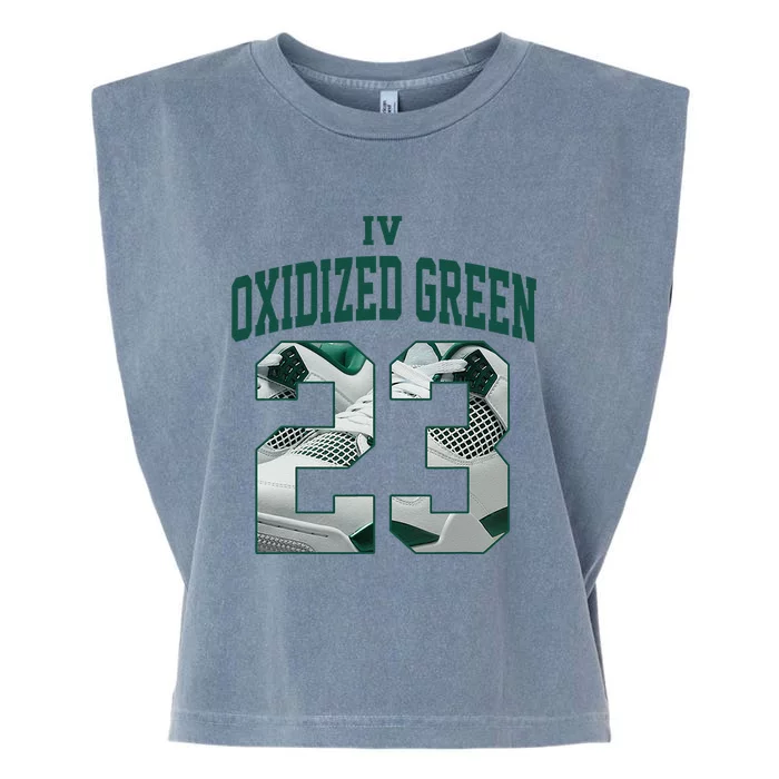 Got Em Streetwear Matching Oxidized Green 4s Garment-Dyed Women's Muscle Tee