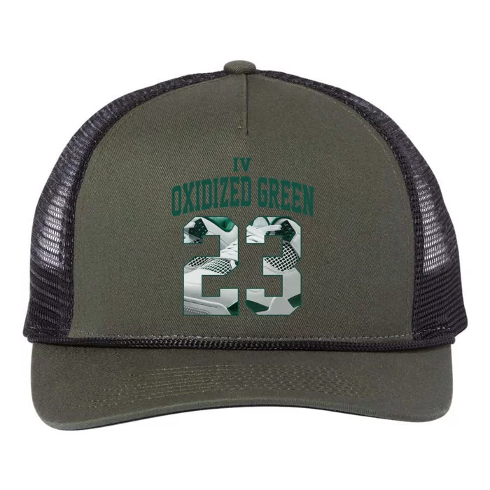 Got Em Streetwear Matching Oxidized Green 4s Retro Rope Trucker Hat Cap