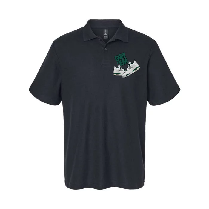 Got Em Smile Matching Oxidized Green 4s Gift Softstyle Adult Sport Polo