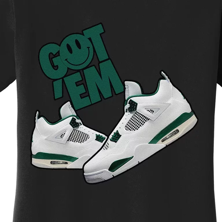 Got Em Smile Matching Oxidized Green 4s Gift Women's T-Shirt