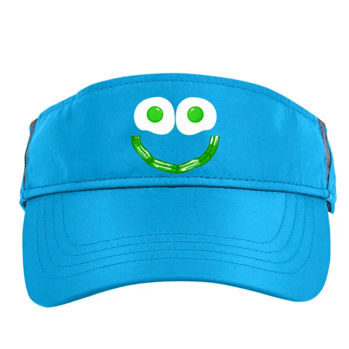 Green Eggs Smile Brunch Breakfast Adult Drive Performance Visor