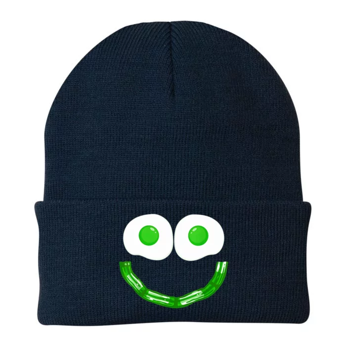 Green Eggs Smile Brunch Breakfast Knit Cap Winter Beanie