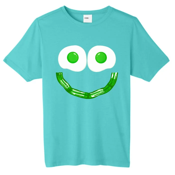 Green Eggs Smile Brunch Breakfast ChromaSoft Performance T-Shirt