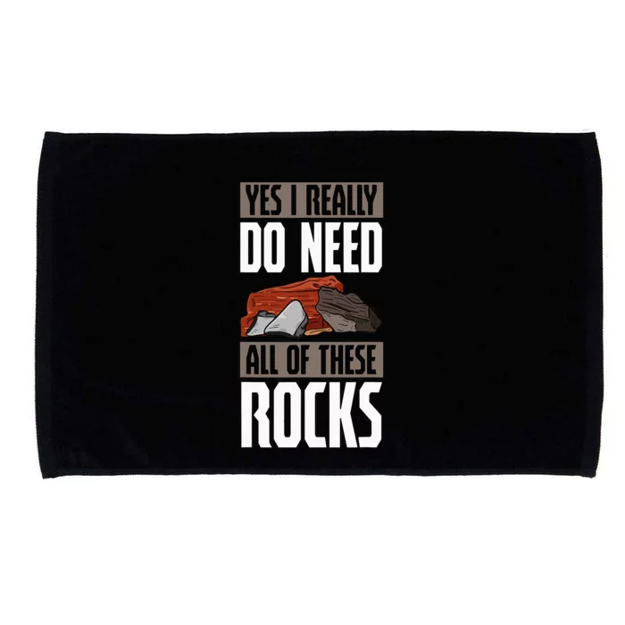 Geology Earth Scientists Geologists Mineral Collectors Rock Microfiber Hand Towel