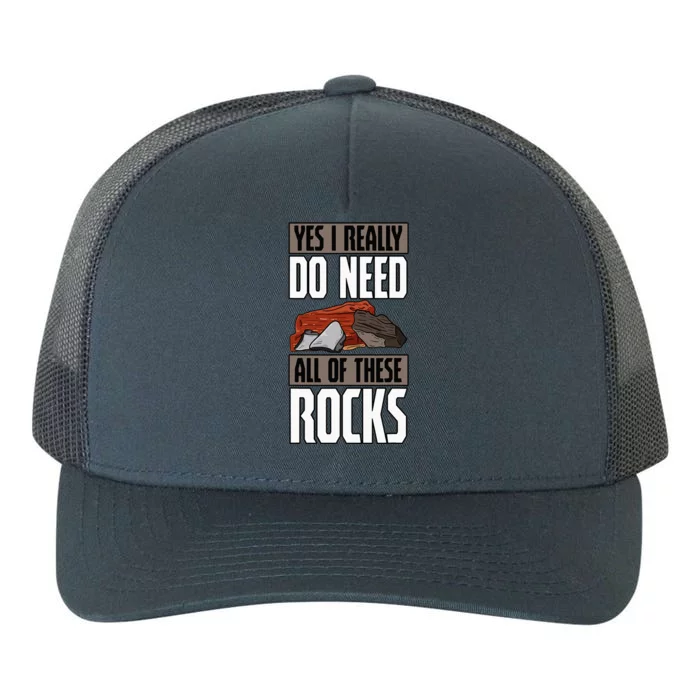 Geology Earth Scientists Geologists Mineral Collectors Rock Yupoong Adult 5-Panel Trucker Hat