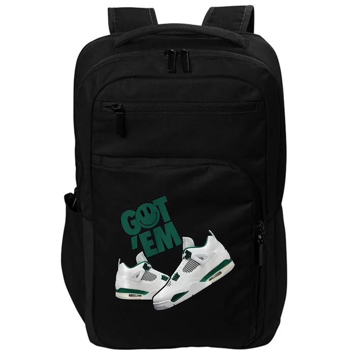 Got Em Smile Matching Oxidized Green 4s Premium Impact Tech Backpack