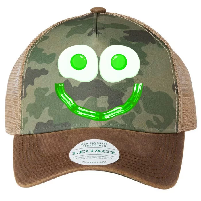 Green Eggs Smile Brunch Breakfast Legacy Tie Dye Trucker Hat