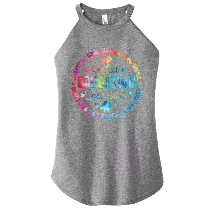 Gifted Education Specialist Appreciation Week Back To School Gift Women’s Perfect Tri Rocker Tank