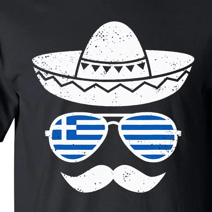 Greek Easter Sunglasses Cinco De Mayo Mexican Tall T-Shirt