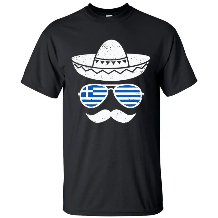 Greek Easter Sunglasses Cinco De Mayo Mexican Tall T-Shirt