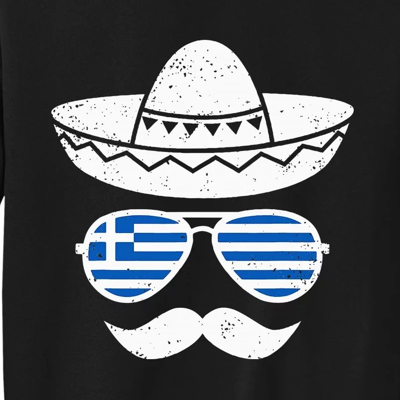 Greek Easter Sunglasses Cinco De Mayo Mexican Tall Sweatshirt