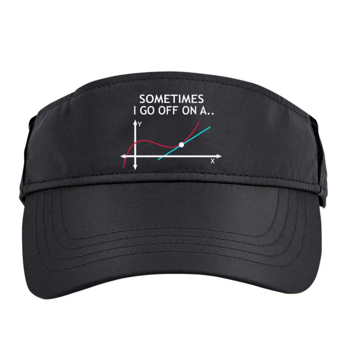 Geek Equation Study Solve Sometimes I Go Off On A Tangent Adult Drive Performance Visor