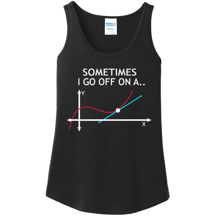 Geek Equation Study Solve Sometimes I Go Off On A Tangent Ladies Essential Tank