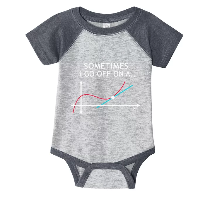 Geek Equation Study Solve Sometimes I Go Off On A Tangent Infant Baby Jersey Bodysuit