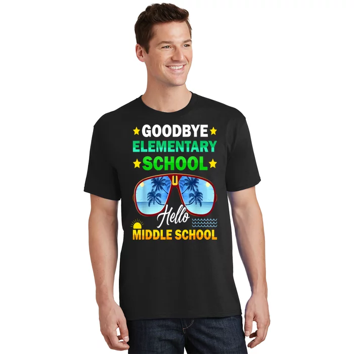 Goodbye Elementary School On My Way To Middle School T-Shirt