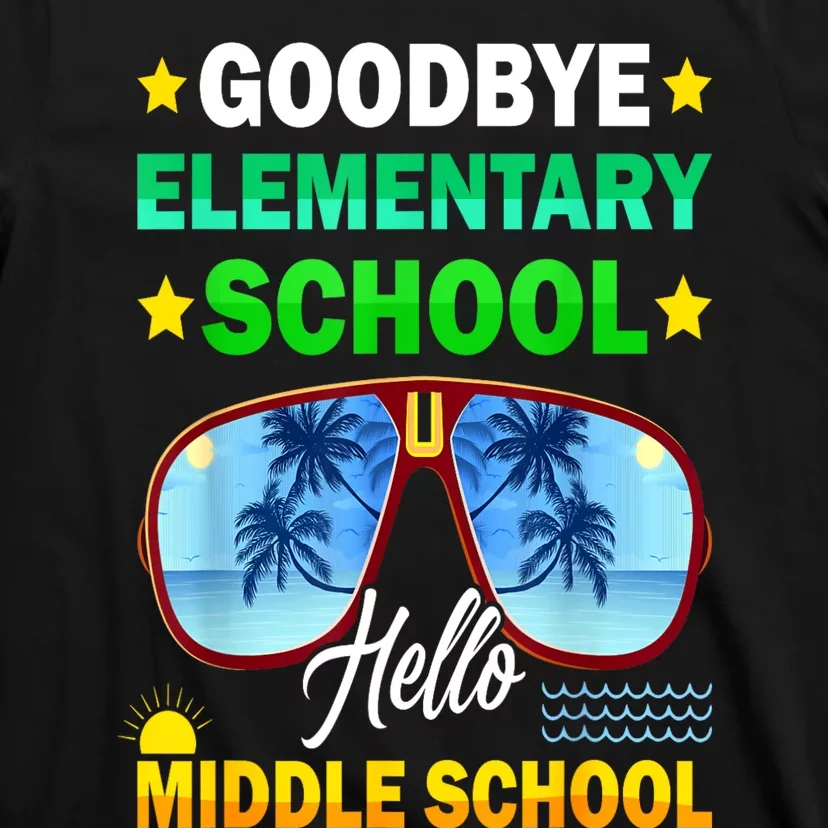 Goodbye Elementary School On My Way To Middle School T-Shirt