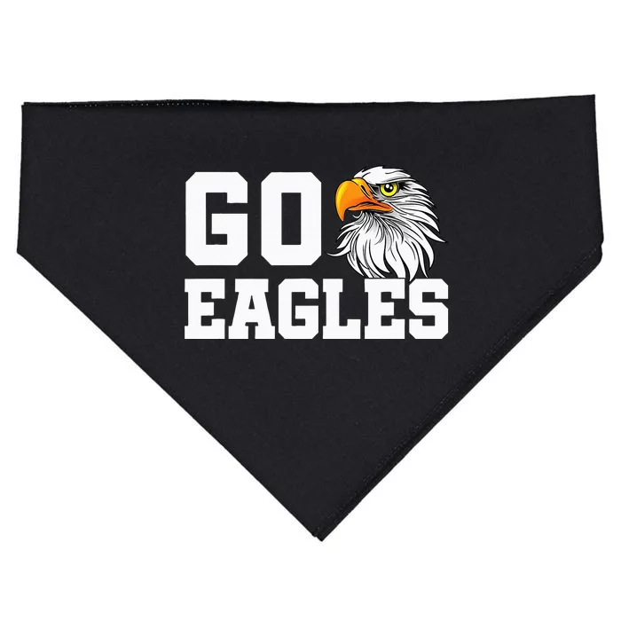 Go Eagles School Team Spirit Dress Up Day Eagle Mascot USA-Made Doggie Bandana