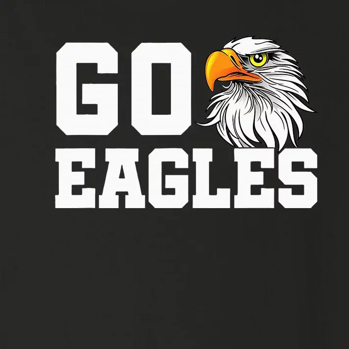 Go Eagles School Team Spirit Dress Up Day Eagle Mascot Toddler Long Sleeve Shirt