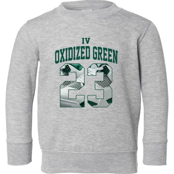 Got Em Streetwear Matching Oxidized Green Toddler Sweatshirt