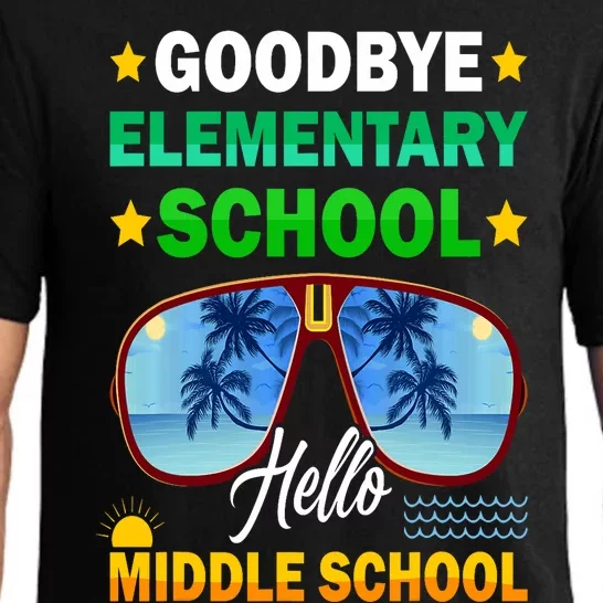 Goodbye Elementary School On My Way To Middle School Pajama Set